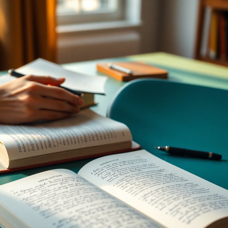Manual de biologie deschis cu notițe manuscrise pentru admitere